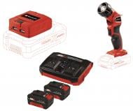 Адаптер Einhell 18,0V 4Ah TE-CP 18 Li USB і Ліхтар TE-CL 18 Li H (4514130) 4514120 Set5