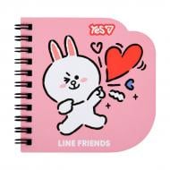 Блокнот YES 100x100 мм 30 лист. Line Friends Cony клетка 152181 Блокнот YES 100x100 мм 30 лист. Line Friends Cony клетка 152181