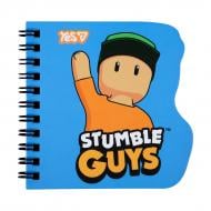 Блокнот YES 100x100 мм 30 лист. Stumble Guys Blue клетка 152186 Блокнот YES 100x100 мм 30 лист. Stumble Guys Blue клетка 152186