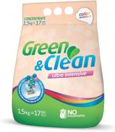 Пральний порошок для машинного та ручного прання Green&Clean Ultra Intensive 1,5 кг