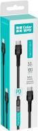 Кабель ColorWay Type-C - Type-C (PD Fast Charging 60W) 3.0А 1 м black (CW-CBPDCC047-BK)