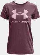 Футболка Under Armour Live Sportstyle Graphic SSC 1356305-554 р.S/M фиолетовый