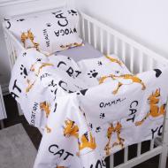 Комплект постельного белья MirSon Kids Time 17-0627 Yoga Cat Grey мульти