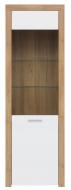 Витрина BRW BALDER 1ДС 1920х620х390 мм дуб ривьера / белый глянец S382-REG1W-DRI/BIP