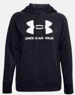 Джемпер Under Armour RIVAL FLEECE LOGO HOODIE 1356318-002 р. S/M черный