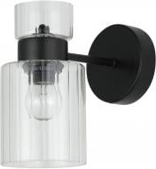 Светильник настенный Sensio Sculptor 40 Вт E27 черный/прозрачный ALG-07555/1W-Bl