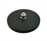 Магніт неодимовий 88х8,5 мм аксіально 22 кг в гумовій оболонці з болтом