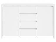 Комод BRW KASPIAN 2д4ш 1435x920x405 мм белый/белый S128-KOM2D4S-BI/BIM