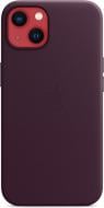 Чохол-накладка Apple Leather Case with MagSafe для Apple iPhone 13 dark cherry (MM143ZE/A)