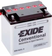 Аккумулятор автомобильный EXIDE 28Ah 280A 12V «+» справа (E60-N24L-A)