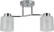 Люстра потолочная Sensio Circinus 2x40 Вт E27 хром/белый ALG-07561/2