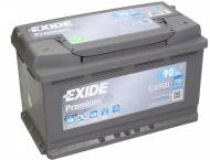 Акумулятор автомобільний EXIDE Premium 90Ah 720A 12V «+» праворуч (EA900)