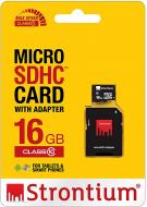 Карта памяти STRONTIUM miсroSDHC 16 ГБ Class 10 (SR16GTFC10A)