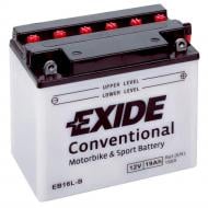 Аккумулятор автомобильный EXIDE Excell 19Ah 190A 12V «+» справа (EB16L-B)