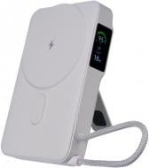 Повербанк Gelius Fluxen Magnetic Wireless Charge GP-PBW120 Qi2 15W 10000 mAh grey (00000101699)