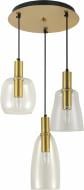 Світильник підвісний Sensio Bootes 3x40 Вт E14 золотий ALG-74752/3P