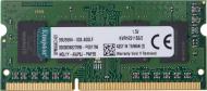 Оперативная память Kingston SODIMM DDR3 2 GB (1x2GB) 1600 MHz (KVR16S11S6/2)