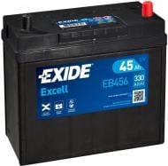 Аккумулятор автомобильный EXIDE Excell 45Ah 300A 12V «+» справа (EB456)