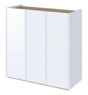 Комод EASY 950x950x400 мм дуб скандинавский/белый глянец