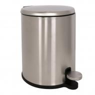 Ведро с педалью PRIMANOVA CIGO 6 л сатин матовый