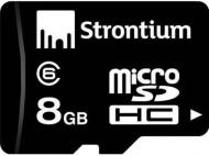 Карта памяти STRONTIUM miсroSDHC 8 ГБ Class 6 (SR8GTFC6R)