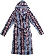 Халат детский унисекс Фламинго Слова р.164 синий 884-912-8