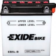 Аккумулятор автомобильный EXIDE Excell 5Ah 65A 12V «+» справа (EB5L-B)
