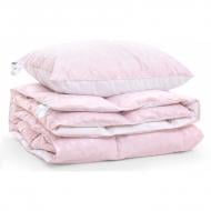 Набор пуховый №1963 Bio-Pink Деми 70% пух (подушка 50*70 упругая) одеяло 140x205 см MirSon pink
