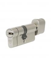 Цилиндр RB-LOCKS 40x31 ключ-вороток 71 мм никель сатин D7R