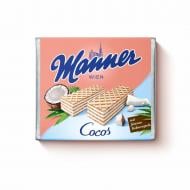 Вафлі Manner з кокосовим кремом 70 г