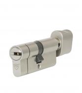 Цилиндр RB-LOCKS 55x35 ключ-вороток 90 мм никель сатин D7R