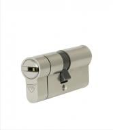 Циліндр RB-LOCKS 40x50 ключ-ключ 90 мм нікель сатин D7R