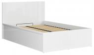 Кровать с подъемным механизмом BRW TETRIX 120x200 см белый глянец