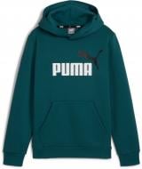 Джемпер Puma ESS+ 2 COL BIG LOGO HOODIE FL B 58698708 р.104 зелений