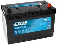 Акумулятор автомобільний EXIDE Start-Stop EFB 95Ah 800A 12V «+» праворуч (EL954)