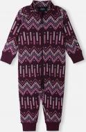Комбинезон для девочек Reima флисовый Myytti р.92 темно-бордовый 5200042A-4962