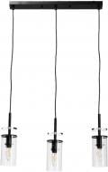 Светильник подвесной Sensio Canis 3x40 Вт /E14 черный с прозрачным ALG-74590/3L