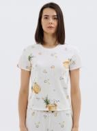 Футболка Roksana ANABELLA 12340 р. XXL молочный с рисунком (№1789)