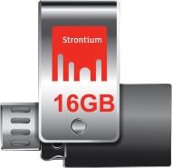 Флеш-память USB STRONTIUM Nitro Plus 16 ГБ USB 3.0 silver (SR16GSLOTG1Z)