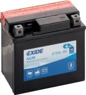 Акумулятор автомобільний EXIDE AGM 4Ah 70A 12V «+» праворуч (ETX5L-BS)