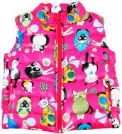 Жилет дитячий для дівчинки Danaya р.104 рожевий із малюнком ШЯТ-50/18