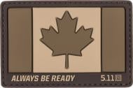 Нашивка 5.11 Tactical Canada Flag Patch Coyote