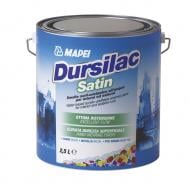 Эмаль акриловая универсальная Mapei на водной основе Dursilac Satin Base T Сатин полумат 0,75 л