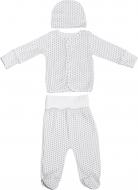 Комплект детской одежды Фламинго молочный/с принтом р.62 473-1009