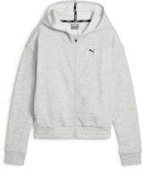 Джемпер Puma TRAIN FAVORITE FLEECE FULL ZIP 52423304 р.XS серый