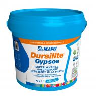 Краска интерьерная акриловая Mapei ультраматовая краска на водной основе Dursilite Gypsos Base P шелковистый мат 4 л