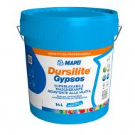 Краска интерьерная акриловая Mapei ультраматовая краска на водной основе Dursilite Gypsos Base T глубокий мат 14 л