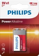 Батарейка Philips Power Alkaline 6LR61 1 шт. (6LR61E1B/10)