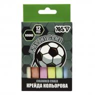 Мел цветной Football 12 шт. круглый 400563 YES