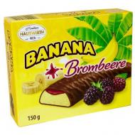 Шоколадні цукерки Hauswirth Banane Plus Brambeere Суфле 150 г